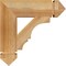 Ekena Millwork Balboa Arts & Crafts Rough Sawn Bracket, Western Red Cedar, 4"W x 16"D x 16"H BKT04X16X16BOA03RWR - alternate 4